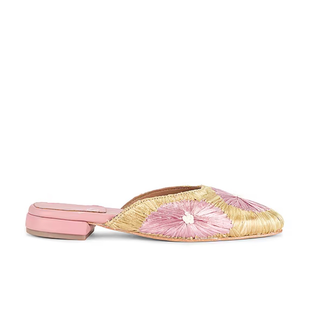 NWT Jeffrey Campbell Mitzy Slide Gold Pink 10